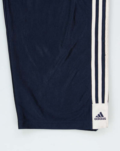 Vintage 00s Adidas Popper Tracksuit Bottoms - M