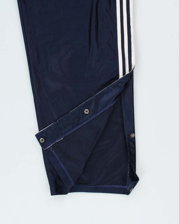 Vintage 00s Adidas Popper Tracksuit Bottoms - M