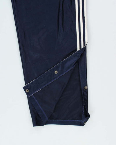 Vintage 00s Adidas Popper Tracksuit Bottoms - M