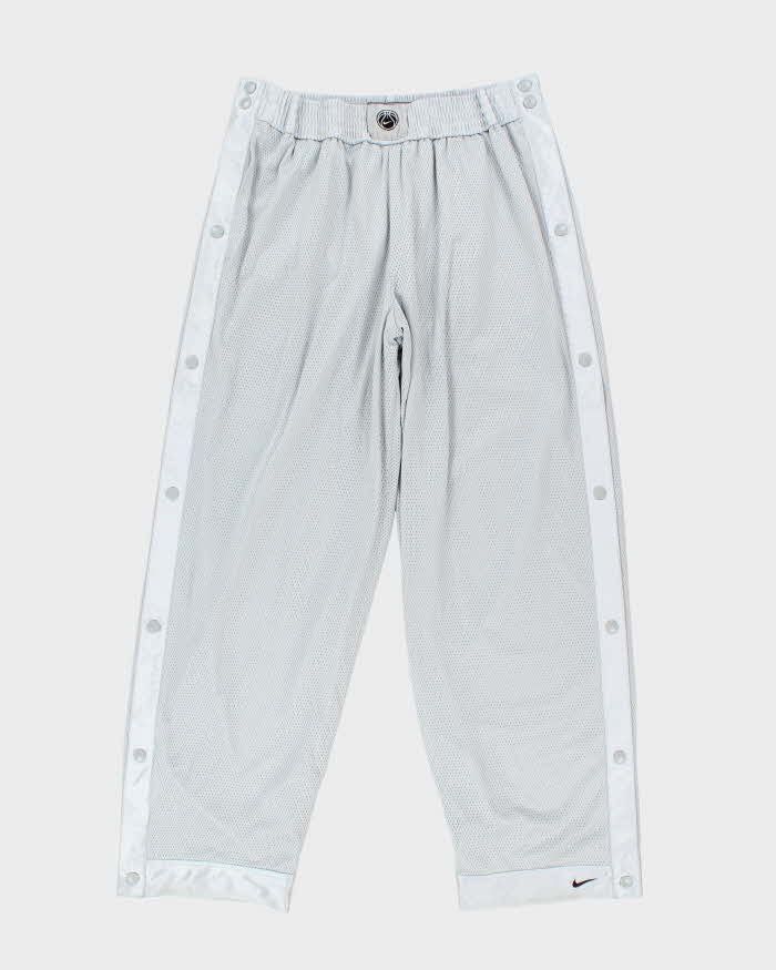 Vintage Y2K 00s Nike Basketball Wide Leg Popper Tracksuit Bottoms - XL