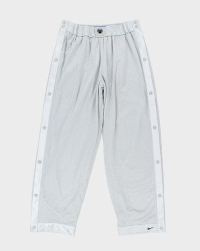 Vintage Y2K 00s Nike Basketball Wide Leg Popper Tracksuit Bottoms - XL