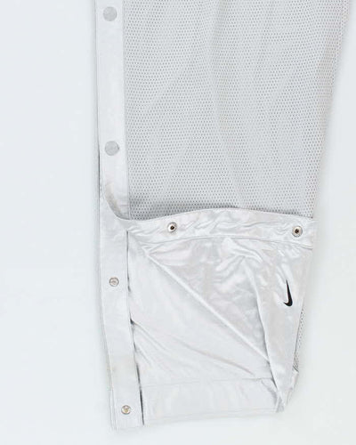 Vintage Y2K 00s Nike Basketball Wide Leg Popper Tracksuit Bottoms - XL