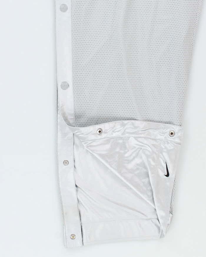 Vintage Y2K 00s Nike Basketball Wide Leg Popper Tracksuit Bottoms - XL