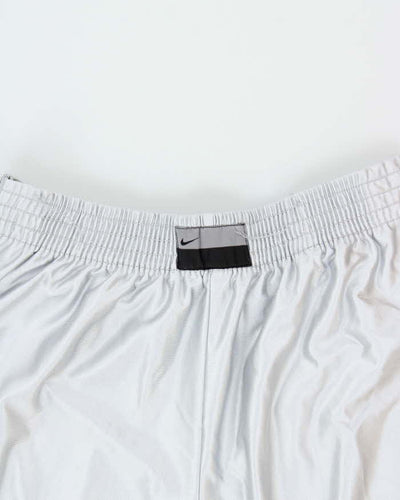 Vintage Y2K 00s Nike Basketball Wide Leg Popper Tracksuit Bottoms - XL