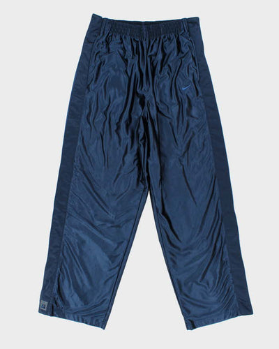 Vintage Y2K 00s Nike Basketball Wide Leg Popper Tracksuit Bottoms - XL
