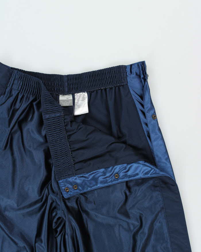 Vintage Y2K 00s Nike Basketball Wide Leg Popper Tracksuit Bottoms - XL
