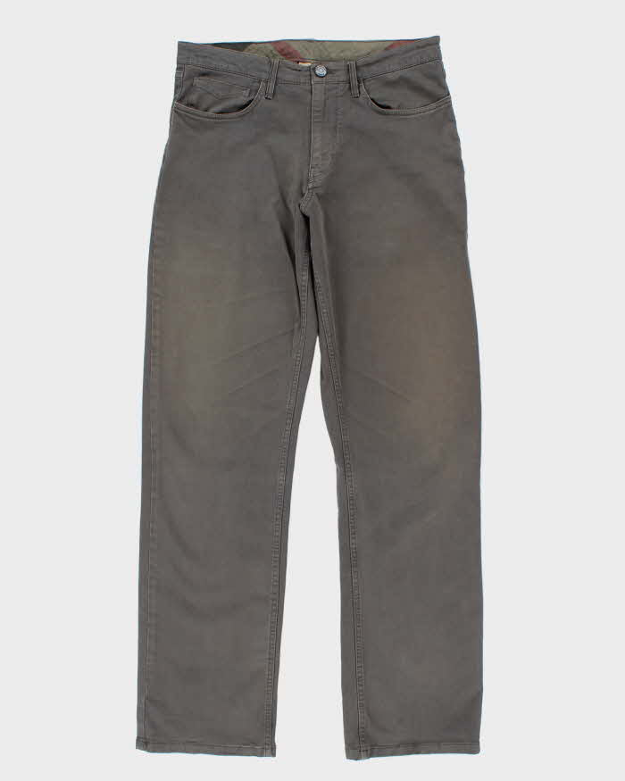 Vintage 00s Burberry Brit Straight Leg Trousers - W32 L32