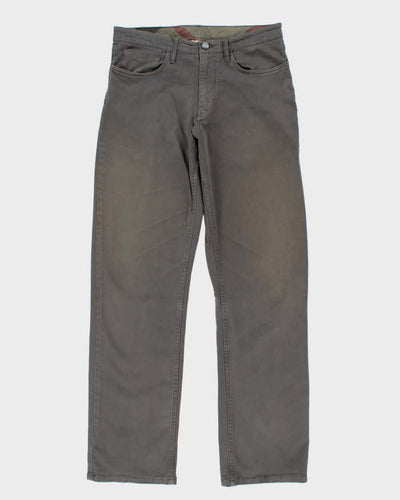 Vintage 00s Burberry Brit Straight Leg Trousers - W32 L32