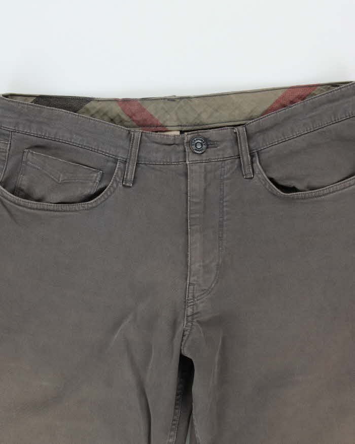 Vintage 00s Burberry Brit Straight Leg Trousers - W32 L32