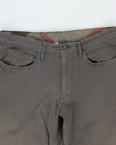 Vintage 00s Burberry Brit Straight Leg Trousers - W32 L32