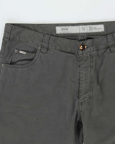 Vintage 00s Armani Collezioni Slim Straight Leg Trousers - W38 L35