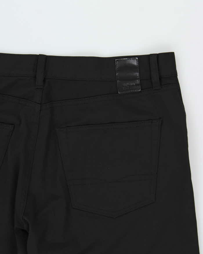 Vintage Hugo Boss Satin Stretch Fit Straight Leg Trousers - W38 L35