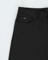 Vintage Hugo Boss Satin Stretch Fit Straight Leg Trousers - W38 L35