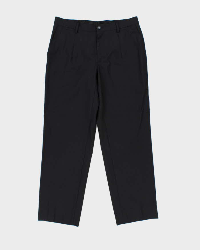 Vintage 00s Dolce & Gabbana Pinstriped Straight Leg Trousers - W32 L28