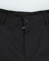 Vintage 00s Dolce &amp; Gabbana Pinstriped Straight Leg Trousers - W32 L28