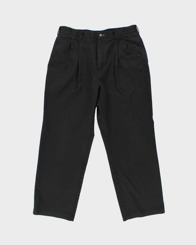 Vintage 00s Tommy Hilfiger Wide Leg Pleated Chino Trousers - W35 L29