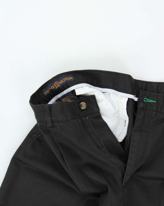 Vintage 00s Tommy Hilfiger Wide Leg Pleated Chino Trousers - W35 L29