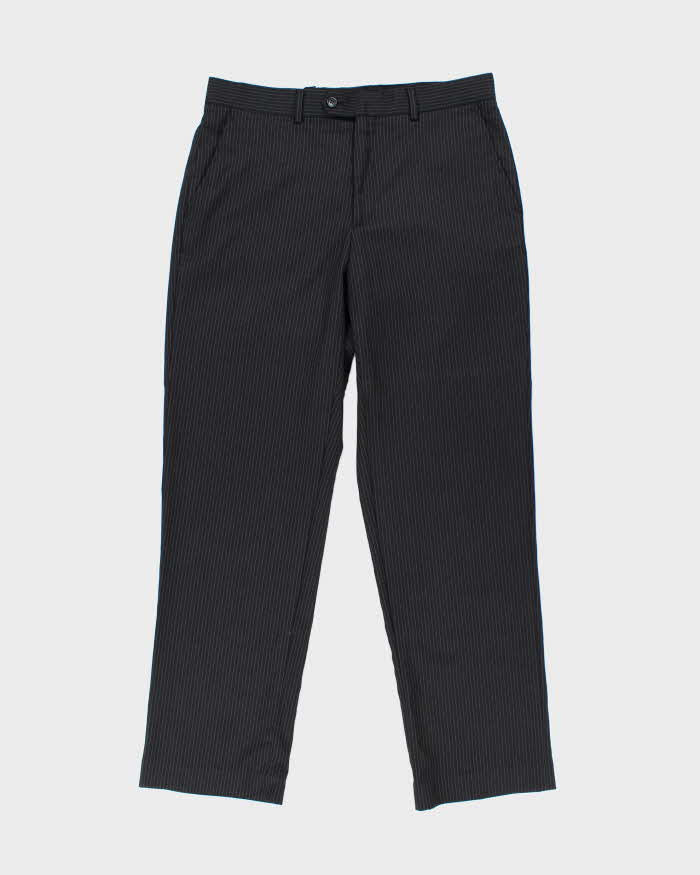 Vintage 00s Max Azria BCBG Attitude Pure Wool Pinstriped Straight Leg Trousers - W34 L32