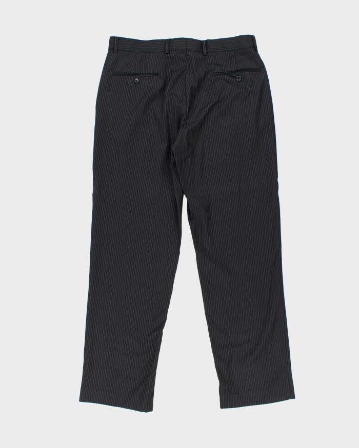 Vintage 00s Max Azria BCBG Attitude Pure Wool Pinstriped Straight Leg Trousers - W34 L32