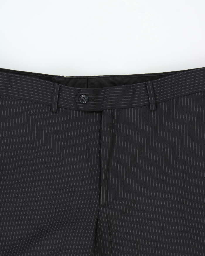 Vintage 00s Max Azria BCBG Attitude Pure Wool Pinstriped Straight Leg Trousers - W34 L32