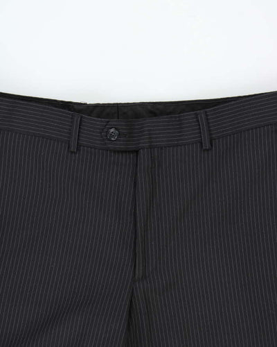 Vintage 00s Max Azria BCBG Attitude Pure Wool Pinstriped Straight Leg Trousers - W34 L32