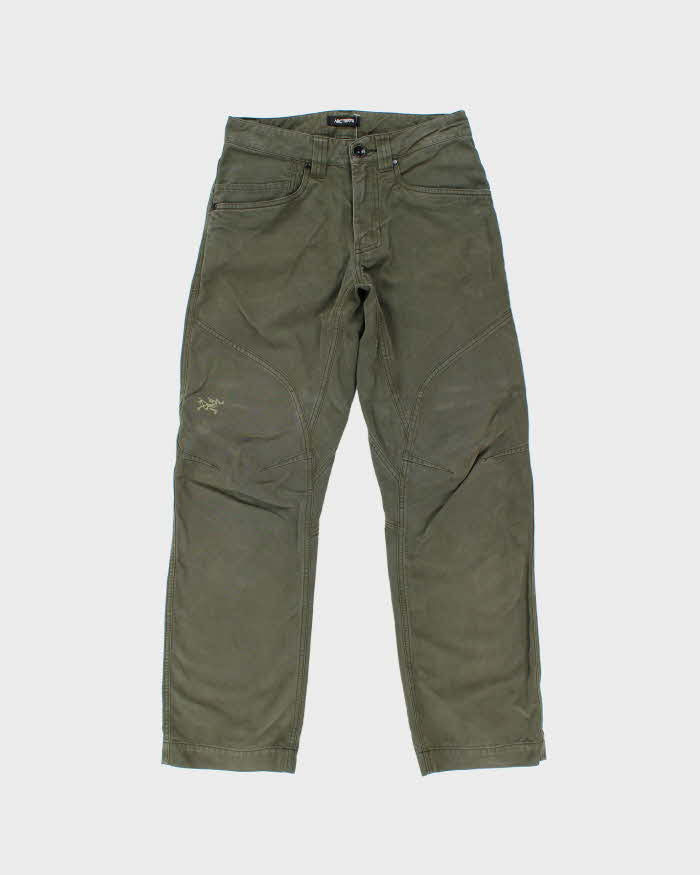 Vintage Arc'teryx 'Cronin Pant' Double Knee Khaki Straight Leg Utility Trousers - W28 L30