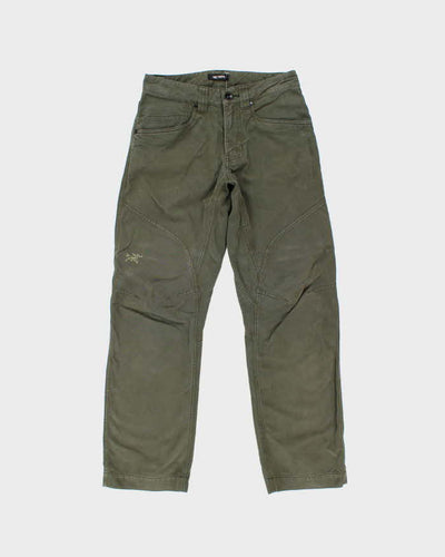 Vintage Arc'teryx 'Cronin Pant' Double Knee Khaki Straight Leg Utility Trousers - W28 L30
