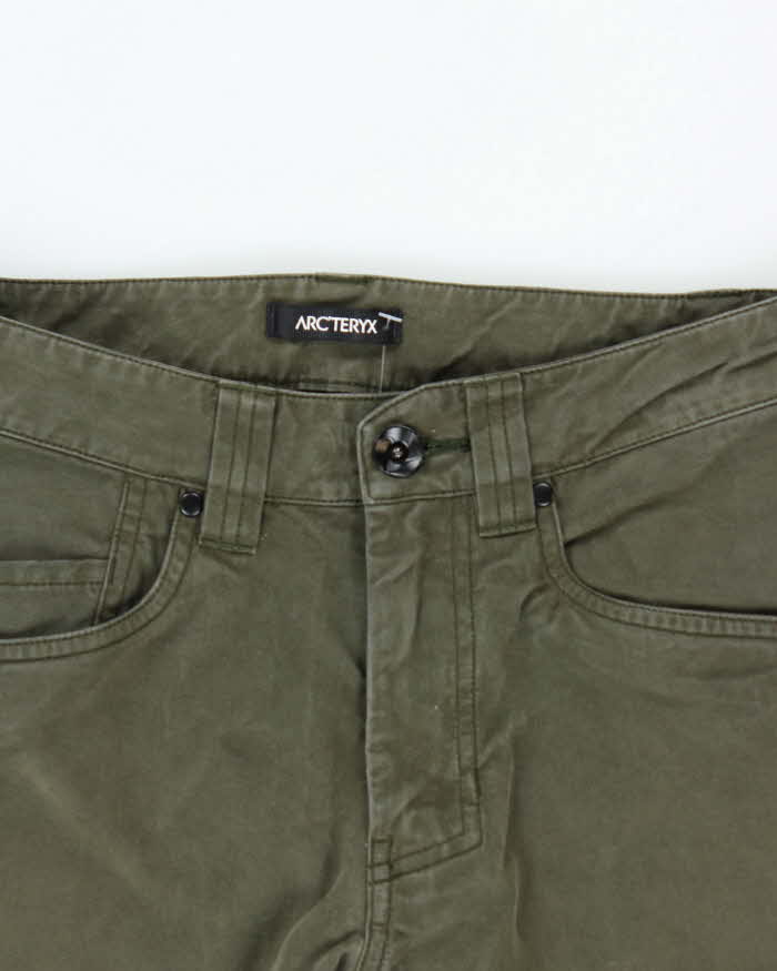 Vintage Arc'teryx 'Cronin Pant' Double Knee Khaki Straight Leg Utility Trousers - W28 L30