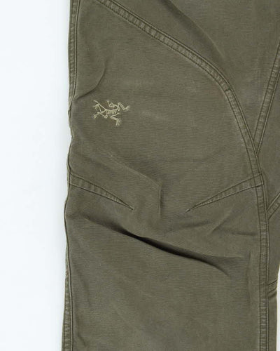 Vintage Arc'teryx 'Cronin Pant' Double Knee Khaki Straight Leg Utility Trousers - W28 L30
