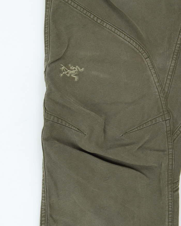 Vintage Arc'teryx 'Cronin Pant' Double Knee Khaki Straight Leg Utility Trousers - W28 L30