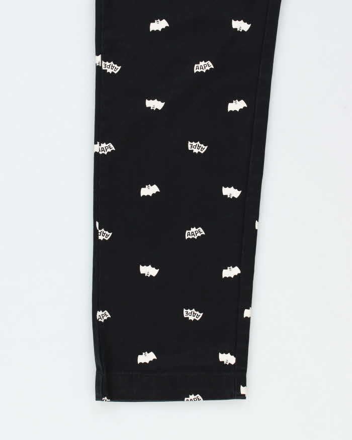 Vintage Aape By A Bathing Ape Repeat Logo Straight Leg Chino Trousers - W28 L28