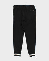 Dolce &amp; Gabbana Crown Patch Slim Fit Elastic Cuff Tracksuit Bottoms - L