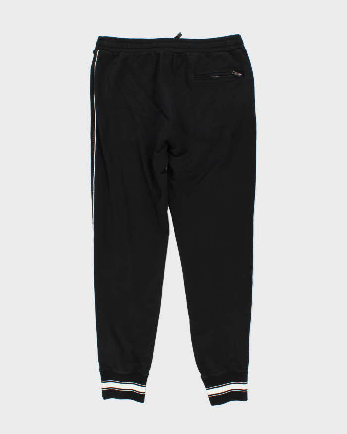 Dolce &amp; Gabbana Crown Patch Slim Fit Elastic Cuff Tracksuit Bottoms - L