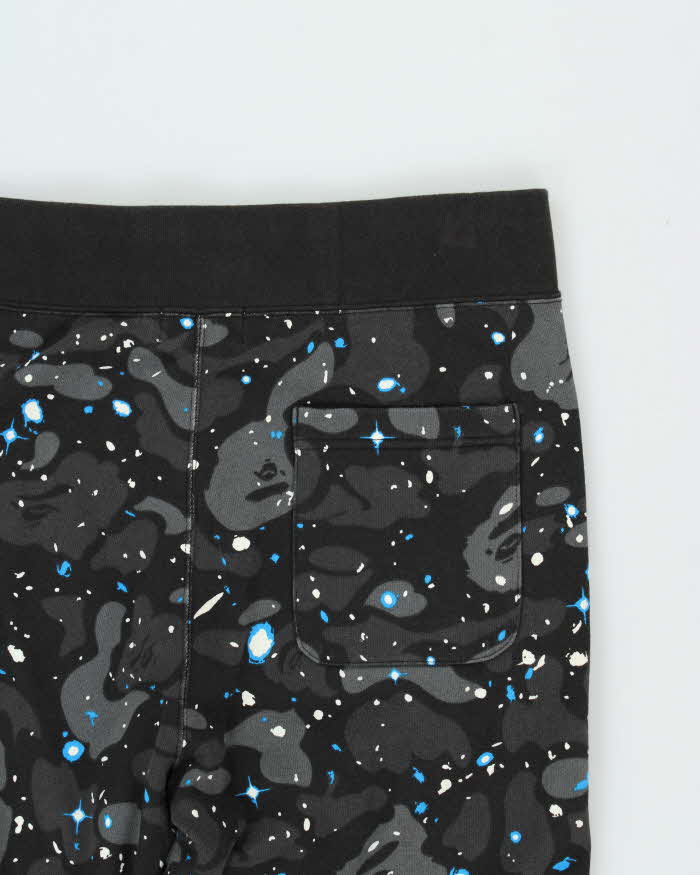A Bathing Ape Space Camo Shark Sweat Pants Tracksuit Bottoms - XXL