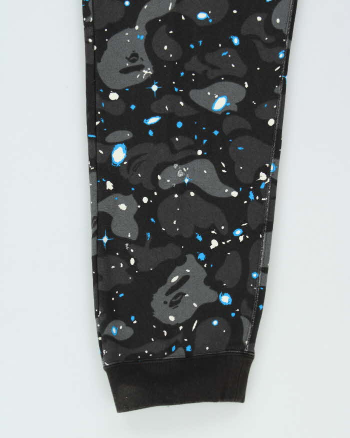 A Bathing Ape Space Camo Shark Sweat Pants Tracksuit Bottoms - XXL