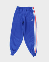 Vintage 1990s Adidas Zip Cuff Soft Shell Tracksuit Bottoms - L