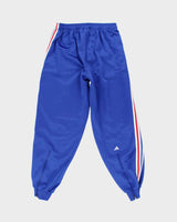 Vintage 1990s Adidas Zip Cuff Soft Shell Tracksuit Bottoms - L