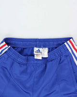 Vintage 1990s Adidas Zip Cuff Soft Shell Tracksuit Bottoms - L