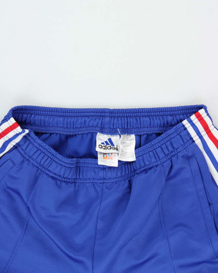 Vintage 1990s Adidas Zip Cuff Soft Shell Tracksuit Bottoms - L