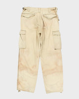 Vintage 1990s Stussy Japan Multi-Pocket Wide Leg Adjustable Cargo Trousers - W33 L31
