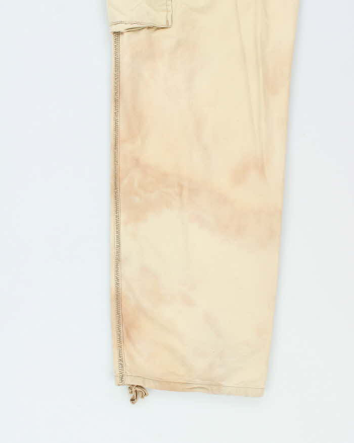 Vintage 1990s Stussy Japan Multi-Pocket Wide Leg Adjustable Cargo Trousers - W33 L31