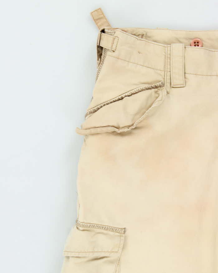 Vintage 1990s Stussy Japan Multi-Pocket Wide Leg Adjustable Cargo Trousers - W33 L31