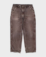 Vintage 00s Carhartt Double Front Straight Loose Faded Workwear Trousers - W34 L31