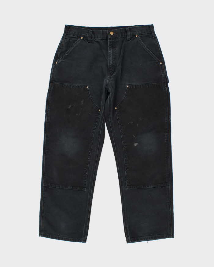 Vintage Carhartt Double Front Duck Loose Straight Workwear Trousers - W34 L29