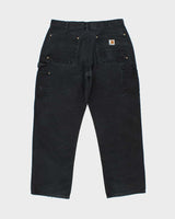Vintage Carhartt Double Front Duck Loose Straight Workwear Trousers - W34 L29