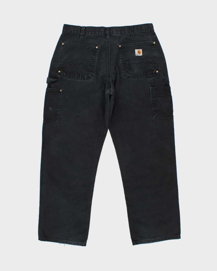 Vintage Carhartt Double Front Duck Loose Straight Workwear Trousers - W34 L29