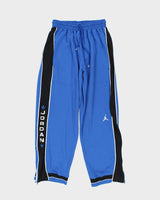 Vintage Y2K 00s Nike Air Jordan Zip Cuff Loose Fit Soft Shell Tracksuit Bottoms - M