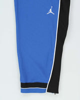 Vintage Y2K 00s Nike Air Jordan Zip Cuff Loose Fit Soft Shell Tracksuit Bottoms - M