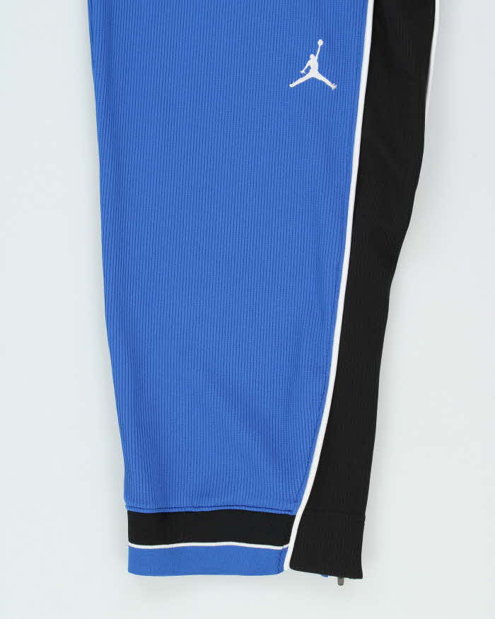 Vintage Y2K 00s Nike Air Jordan Zip Cuff Loose Fit Soft Shell Tracksuit Bottoms - M