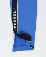 Vintage Y2K 00s Nike Air Jordan Zip Cuff Loose Fit Soft Shell Tracksuit Bottoms - M